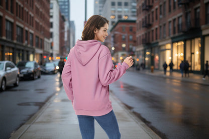 🖤 Women’s Winter Velvet Hoodie — Solid Color Warm Sweatshirt FitiqueFit