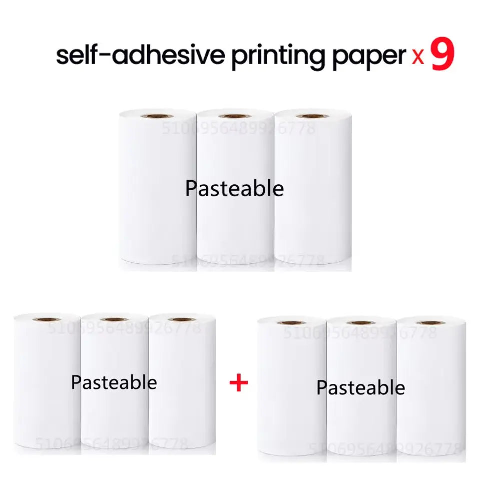 Compact and Colorful Mini Thermal Printer: Bluetooth Wireless Portable Pocket Label Maker for Stickers