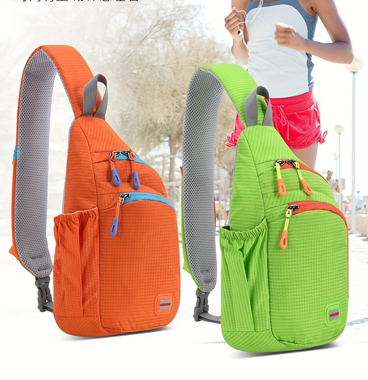 [Nylon Shoulder Bag] Nylon Shoulder Bag - Crossbody Chest Bag for Men and Women - Casual Sports Water Bottle Chest Bag - Outdoor Cycling Bag NovaCart