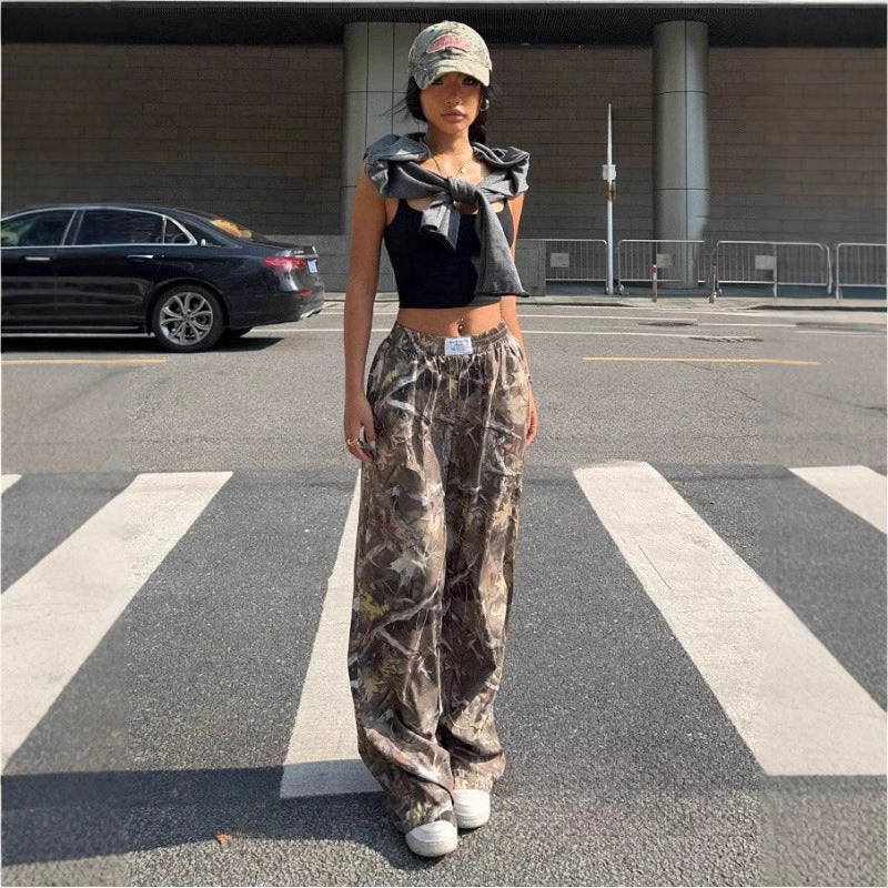 Women's Y2K Camouflage Cargo Pants FitiqueFit