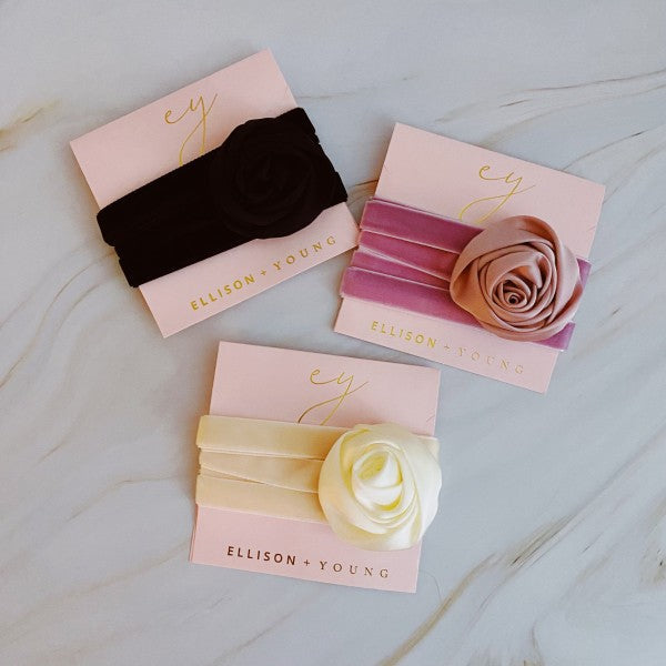 Satin Rose Velvet Sash Necklace Shop Style & More | Fresh Looks, Everyday Deals & Free Shipping