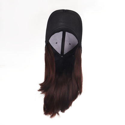 Women'S Hat Wigs, Baseball Cap Wigs, Short Bob Hairstyles, Synthetic Caps with -Resistant NovaCart