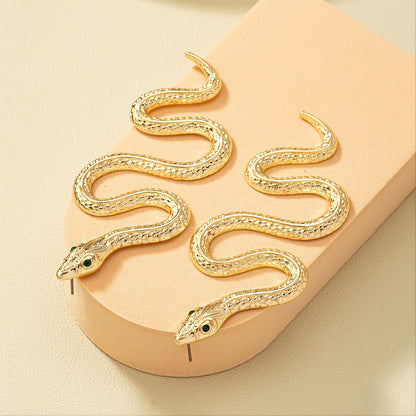 Exaggerated Snake-Shaped Earrings NovaCart