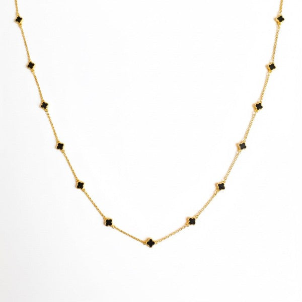 Petite Colored Clover Necklace Shop Style & More | Fresh Looks, Everyday Deals & Free Shipping