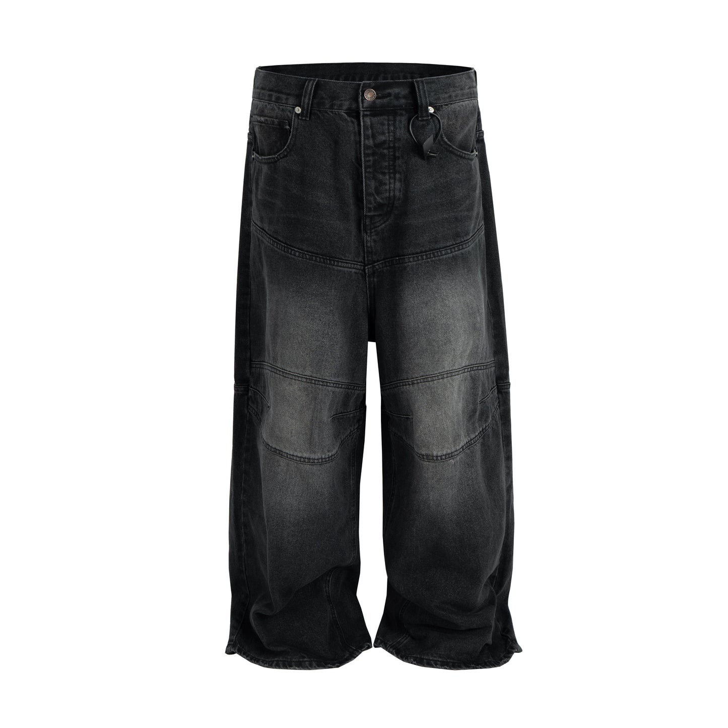 NOIR BAGGY BIKER DENIM