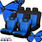 Butterfly Heat Transfer Craft Car Seat Cover for 5 Seats (Universal Type) NovaCart