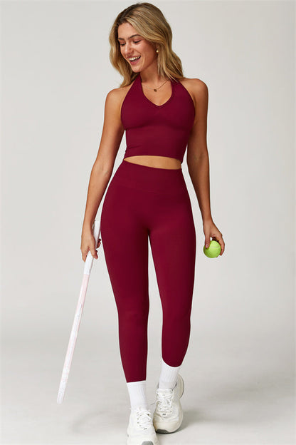 The Delight Jacket Sports Bra Leggings 3-Piece Set Fitglutes Activewear Gymwear Sportswear & Workout Clothes