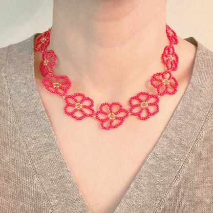 Beaded Flower Necklace Shop Style & More | Fresh Looks, Everyday Deals & Free Shipping