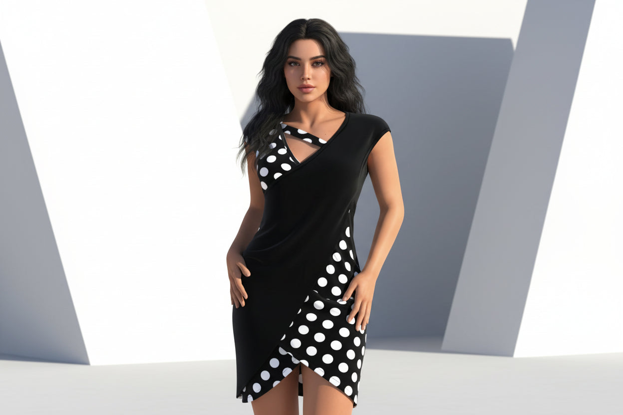 Women's Sleeveless Collar With Unique Design shirt Top FitiqueFit