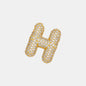 EmberLuxe "Glimmer" Bubble Letter Pendant (A-K) Ivory Embers