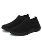 Women'S Lightweight Slip-On Sneakers, Solid Color Fabric Upper, Round Toe, MD Sole, Low Top, All-Season Casual Shoes for Running, Fitness, Dance, Walking, Travel NovaCart