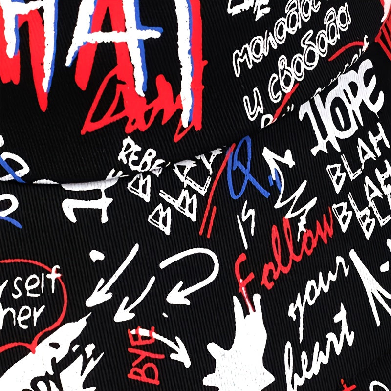 1 Men's "what" Graffiti Bucket Hat NovaCart