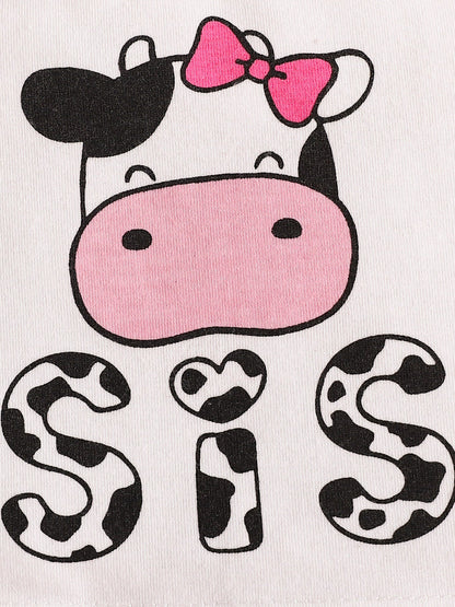 Children's Cow Print Tank Top & Shorts Set New Era Fashion LLc