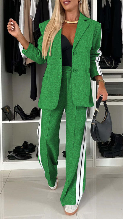Women’s Elegant Solid Color Suit Set FitiqueFit