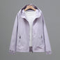 Women's Cropped Casual Loose Plus Size Hooded Thin Shell Jacket See size chart under “more details” The Fashion Celestial
