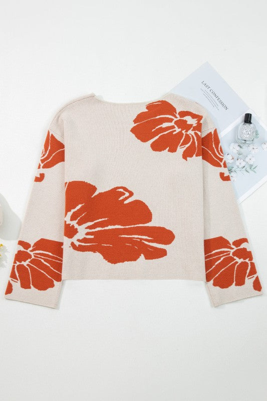 Floral Wide Sleeve Sweater Shop Style & More | Fresh Looks, Everyday Deals & Free Shipping