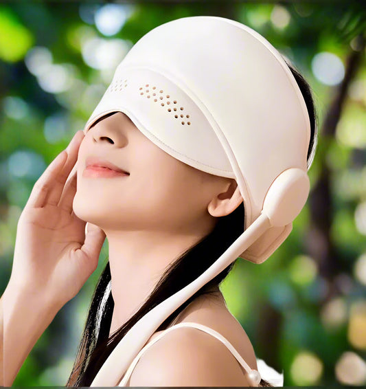 Heated Head & Eye Massager – Sleep Aid Pain Relief Device SmartPursue™