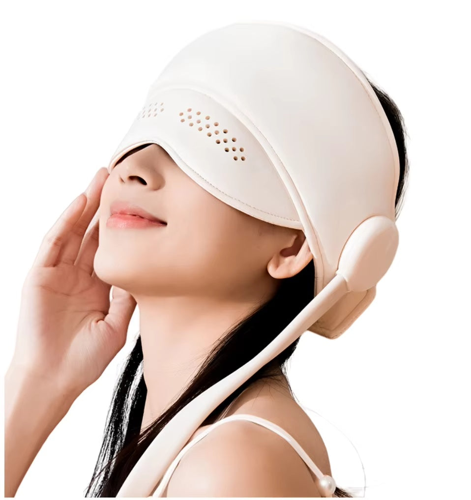 Heated Head & Eye Massager – Sleep Aid Pain Relief Device SmartPursue™