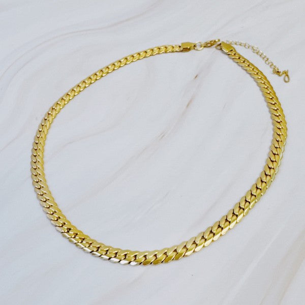 Flat And Bold Chain Necklace Shop Style & More | Fresh Looks, Everyday Deals & Free Shipping