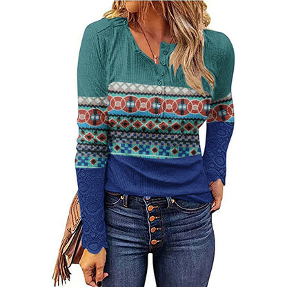 Desert Sunset Cowgirl Knit Top Country in My Heart