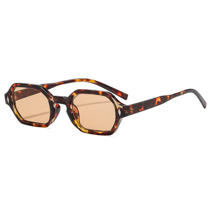 Polygonal Small-Frame Sunglasses – Hexagonal Unisex UV Protection FitiqueFit