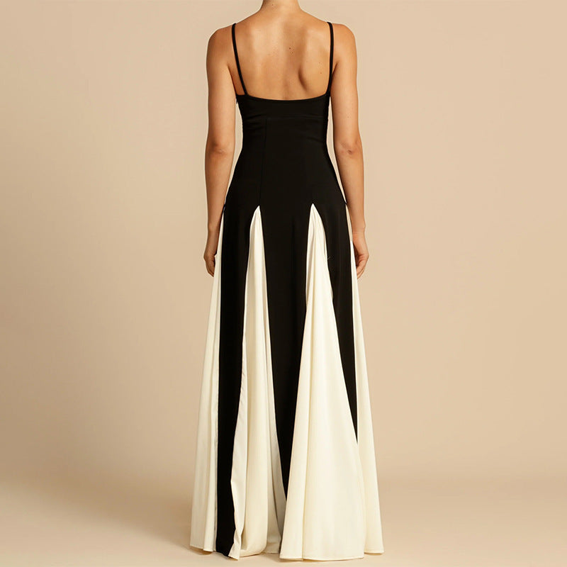 Color Contrast Sling Dress Grayceful LLC