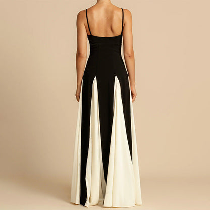 Color Contrast Sling Dress Grayceful LLC