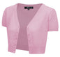 Cropped Bolero Knit Sweater Cardigan Short Sleeve Shop Style & More | Fresh Looks, Everyday Deals & Free Shipping