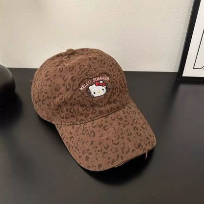 Embroidered Leopard Print Baseball Cap New Era Fashion LLc