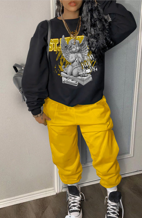 Printed Hoodie Two-piece Set See size chart under “more details” The Fashion Celestial