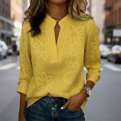 Women's 3D Digital Print Casual Shirt Top FitiqueFit