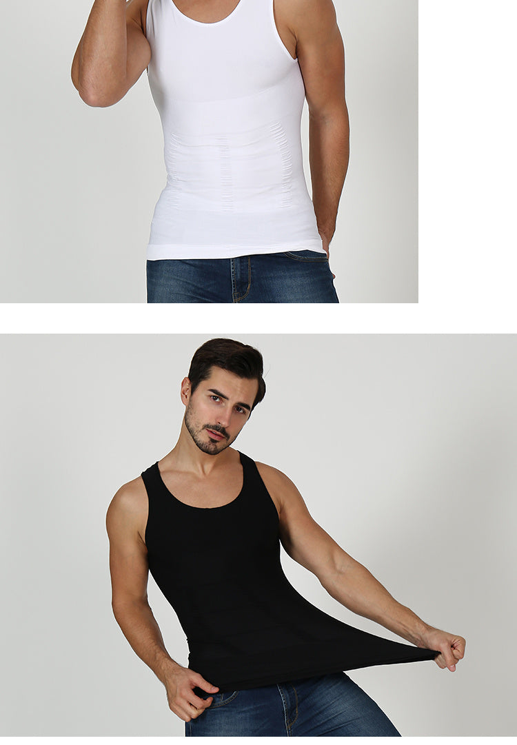 Men's Compression Body Shaper Tank Top, Slimming Vest NovaCart