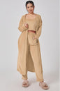 Cozy Pajama Set, 3 Piece Lounge Set, Cute Loungewear, Warm Suit Sets, Matching Set, Lounge Set, 3 Piece Pant Sets, Women Winter Dress Grayceful LLC