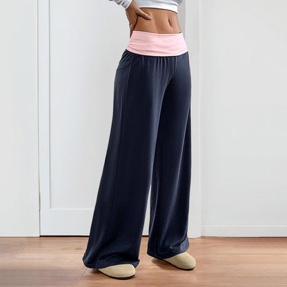 Women’s Wide-Leg Patchwork Pants FitiqueFit