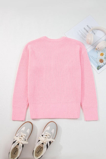 Merry Candy Cane Embroidered Crewneck Sweater Shop Style & More | Fresh Looks, Everyday Deals & Free Shipping