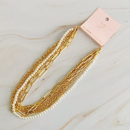 Multi Chain Pearl Necklace Shop Style & More | Fresh Looks, Everyday Deals & Free Shipping
