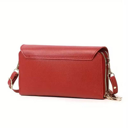 Vegan Messenger Bag – Lightweight Large Shoulder Bag with Detachable Organizer