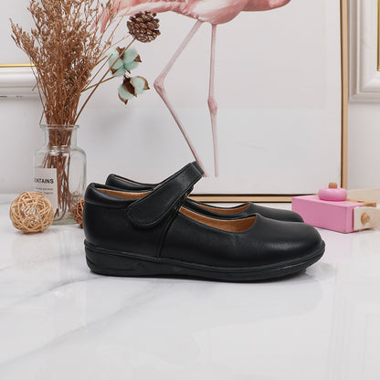 Girls' Black Shoes, Students' White Flat Shoes, Flower Girl Shoes, Middle and Older Kids' Students' Black Performance Shoes, Uniform Shoes NovaCart