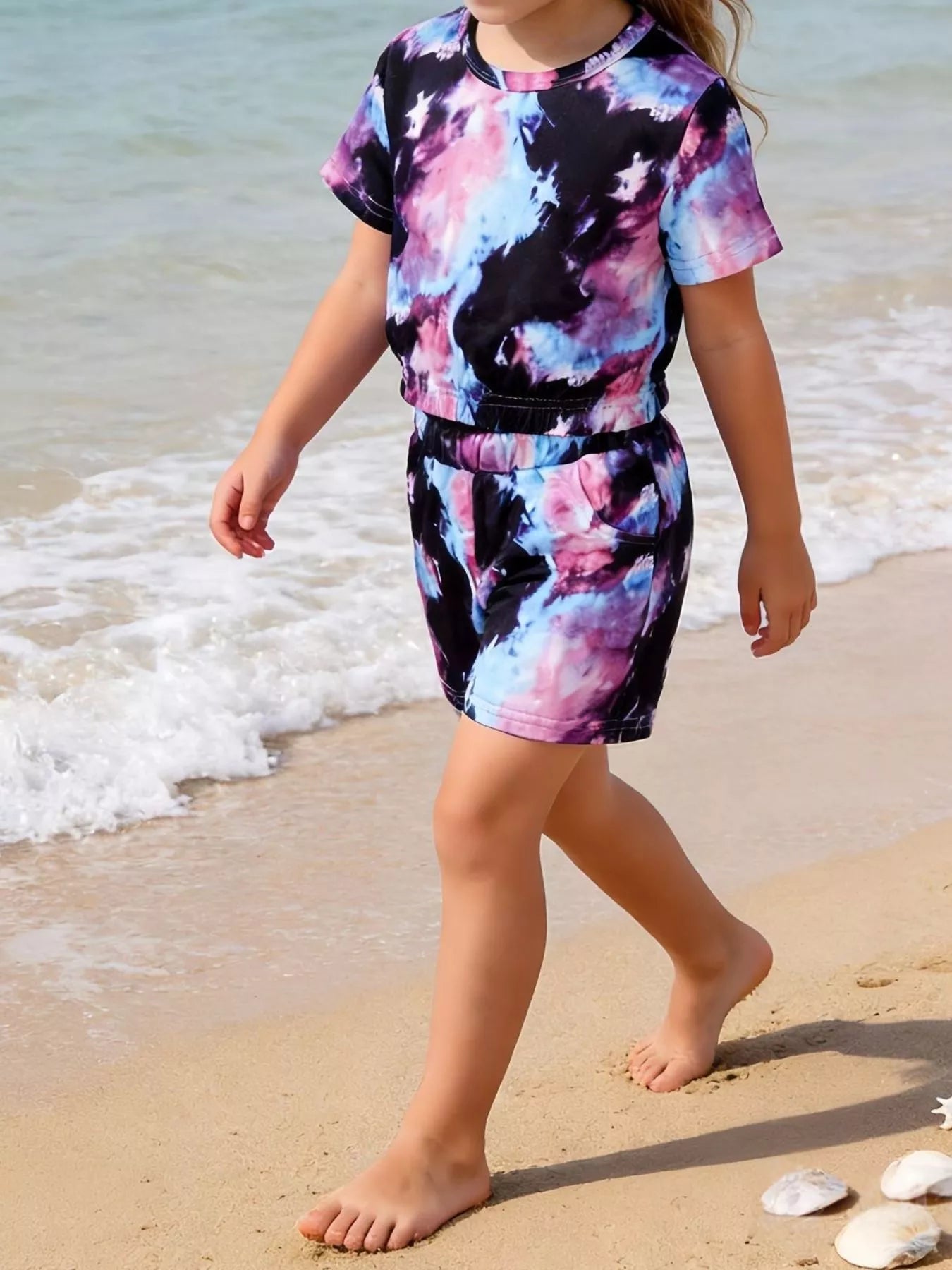 Children's Tie-Dye Print Two-Piece Set New Era Fashion LLc