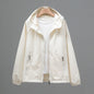 Women's Cropped Casual Loose Plus Size Hooded Thin Shell Jacket See size chart under “more details” The Fashion Celestial