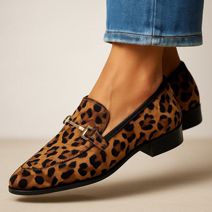 🐆 Women’s Pointed-Toe Low-Cut Leopard Print Casual Shoes FitiqueFit