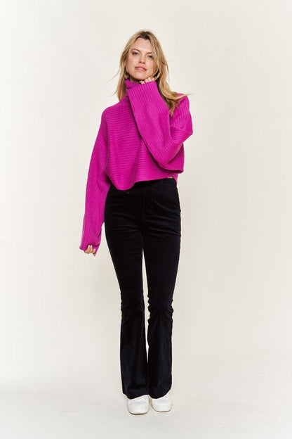 Mock neck wide sleeves top JJK50507 Shop Style & More | Fresh Looks, Everyday Deals & Free Shipping