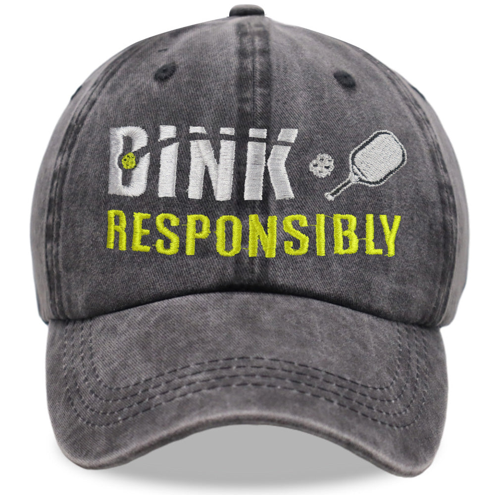 Pickleball Baseball Caps – Adjustable Embroidered Cotton Hats FitiqueFit
