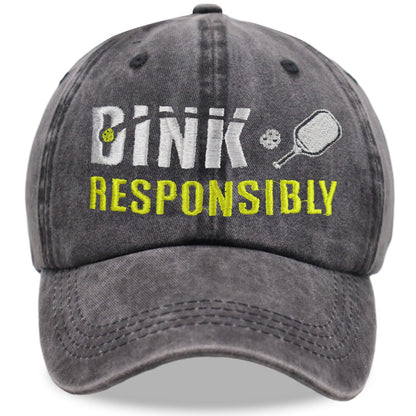 Pickleball Baseball Caps – Adjustable Embroidered Cotton Hats FitiqueFit