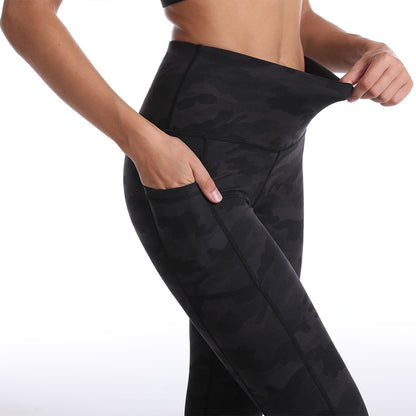 1pc, New Spring And Summer Breathable Sweat-Absorbing Leggings, Women'S Fitted Yoga Pants, Casual Trousers, Slim And Butt-Lifting, Form-Fitting And Sexy, Cropped Length, High-Waisted, Tailored, Lift The Butt, Peach-Shaped But NovaCart
