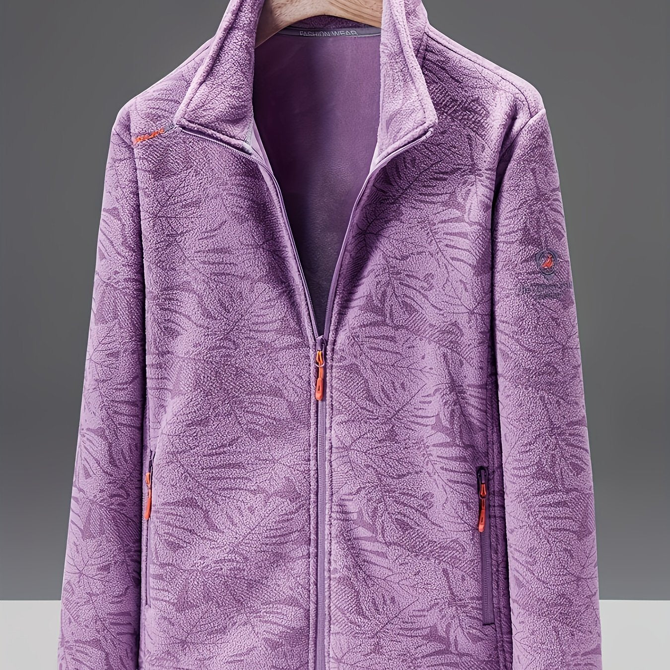 Women's winter sports stand up collar zipper jacket, lightweight, soft and warm, camouflage with zipper pocket, fashionable and versatile NovaCart