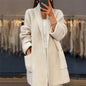 Lapel Knitted Cardigan With Pockets Fashion Casual Loose Sweater Jacket Fall Spring Women's Clothing Grayceful LLC