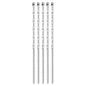 BOSCH BM5201 5 pc. 1/8 In. X 2 In. X 3 In. Fast Spiral Rotary Masonry Drill Bits VM Hardware