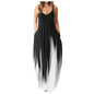 Casual Print Plus Size Sling Long Dress Grayceful LLC