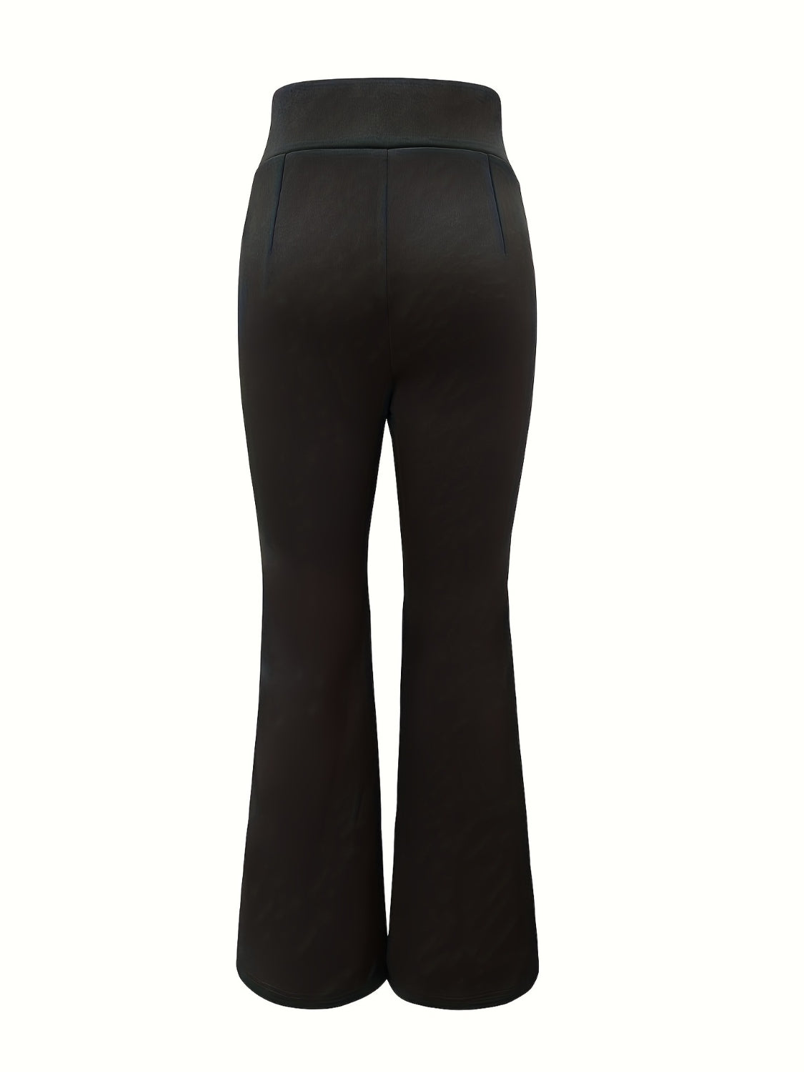 LuxeStyle Lace Up Slit Bootcut Pants – Stylish Crisscross Design See size chart under “more details” The Fashion Celestial